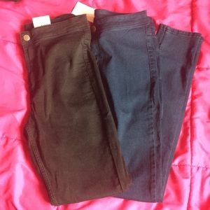 ❤️BUNDLE—Dark Blue wash jeans/Black Jeans